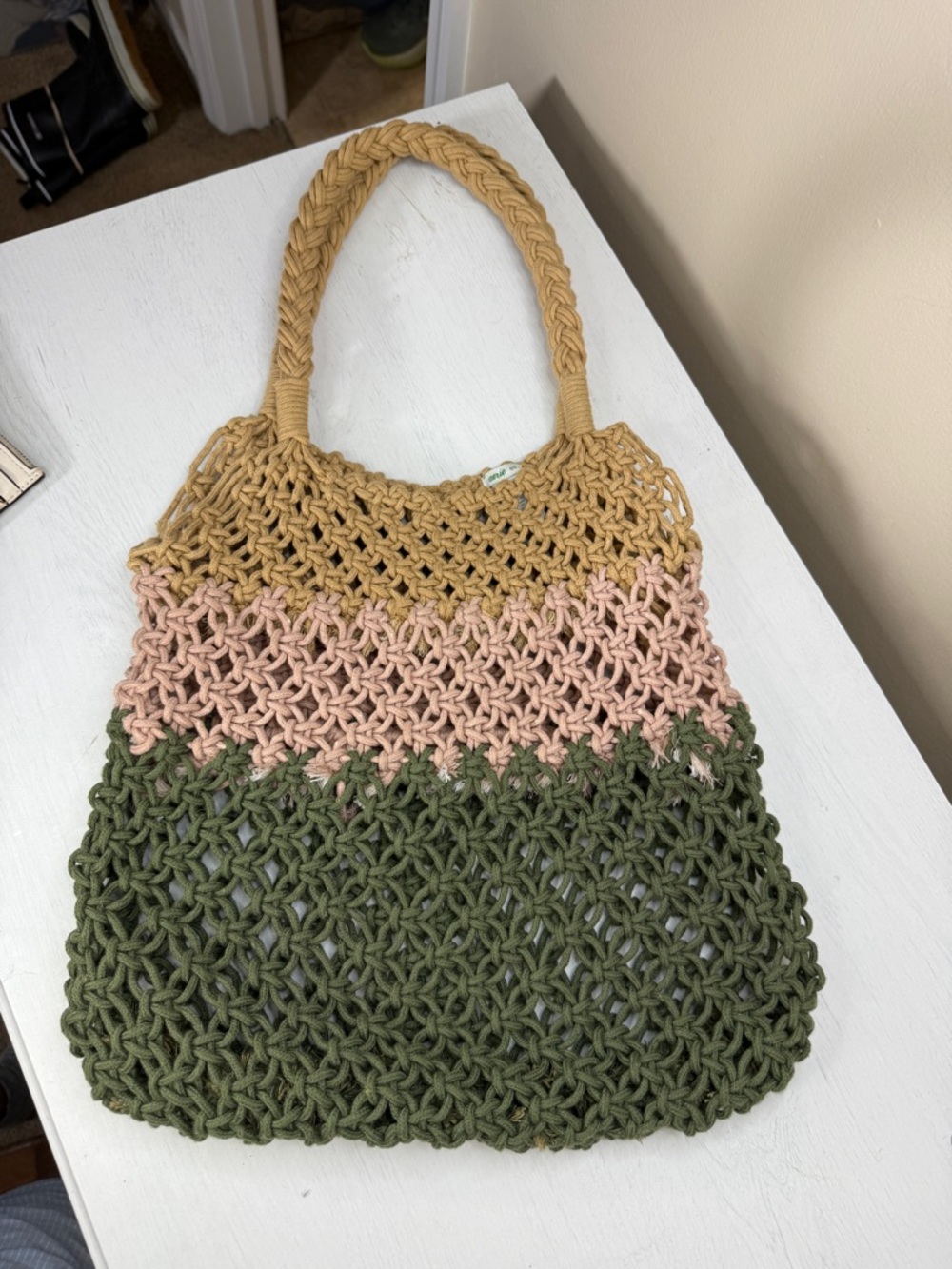 Aerie Multicolor Crochet Tote Bag - Picture 2 of 9